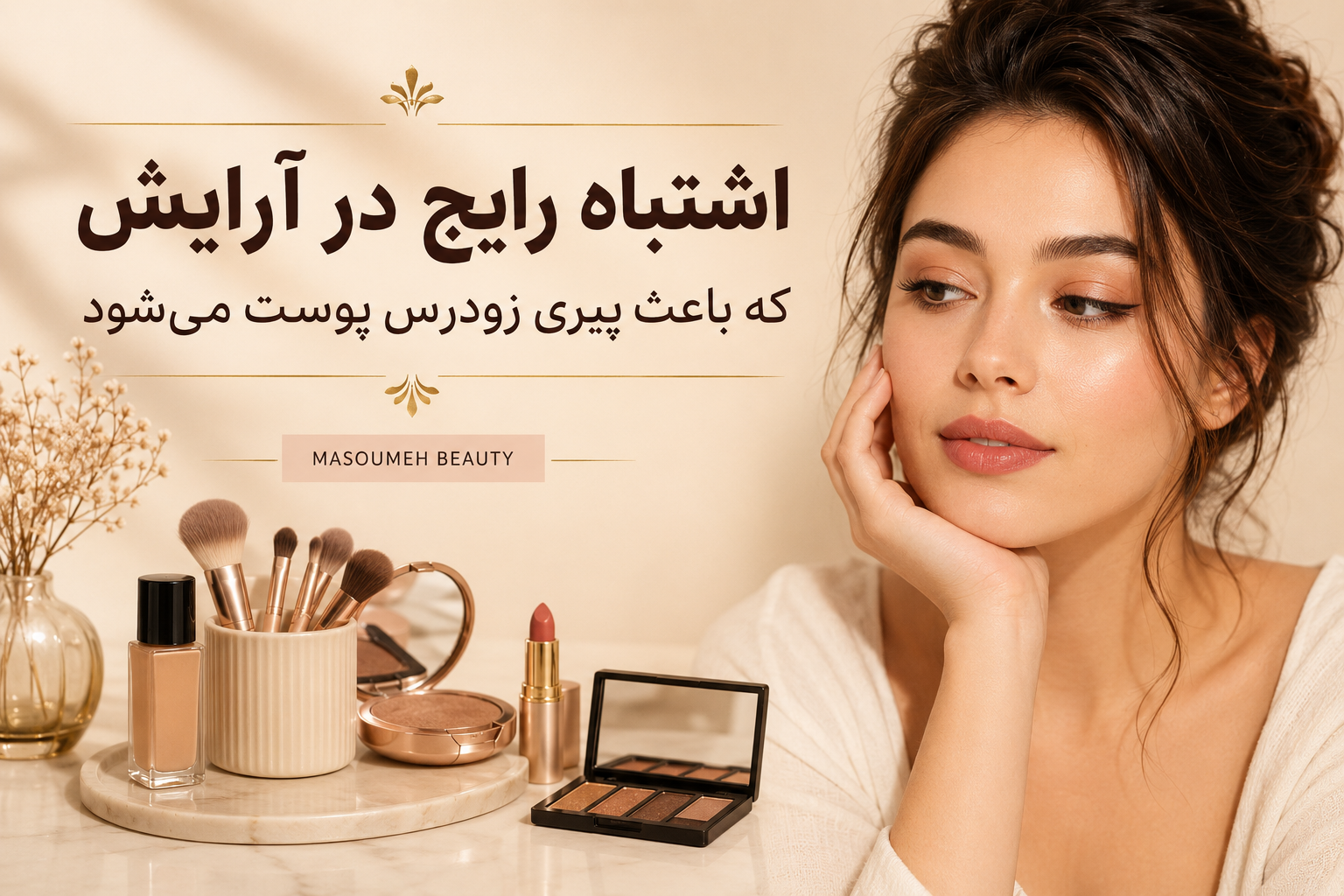 اشتباهات رایج در آرایش که باعث پیری زودرس پوست میشود