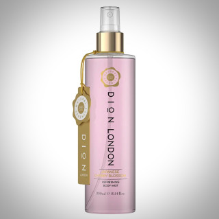 بادی میست دیون لندن مدل شکوفه های گیلاس Japanese Cherry Blossom حجم 300 میل Dion London Refreshing Body Mist - Japanese Cherry Blossom 300ml