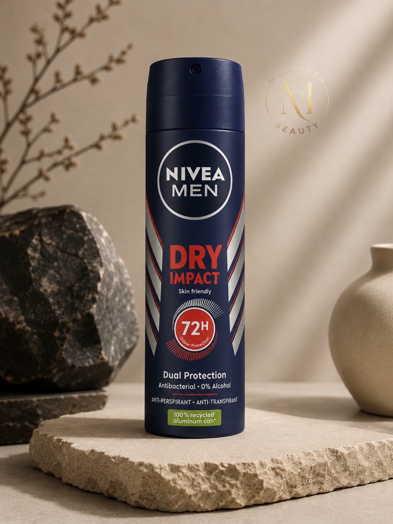 اسپری ضد تعریق مردانه نیوآ مدل Dry Impact حجم 150 میلی‌لیتر