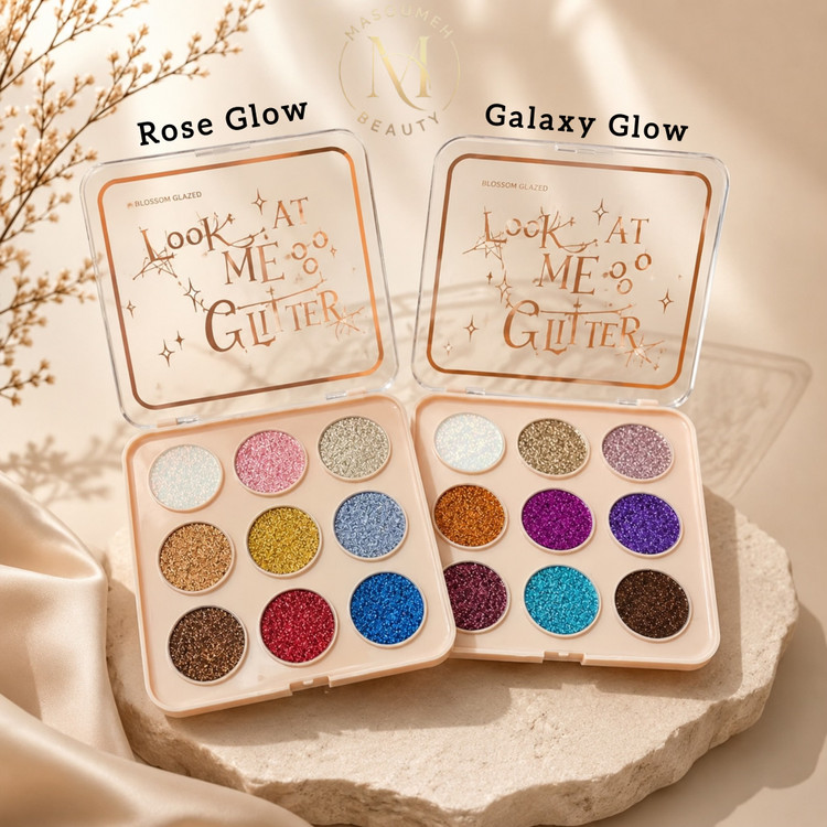 پالت سایه اکلیلی ۹ رنگ Look At Me Glitter