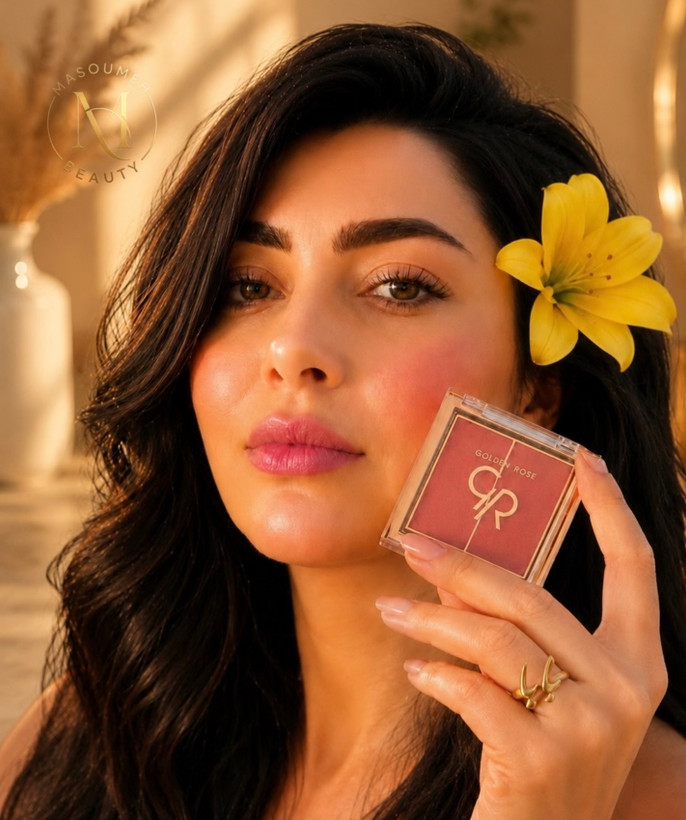 رژگونه و هایلایتر دوتایی گلدن رز | Golden Rose Duo Blusher & Highlighter