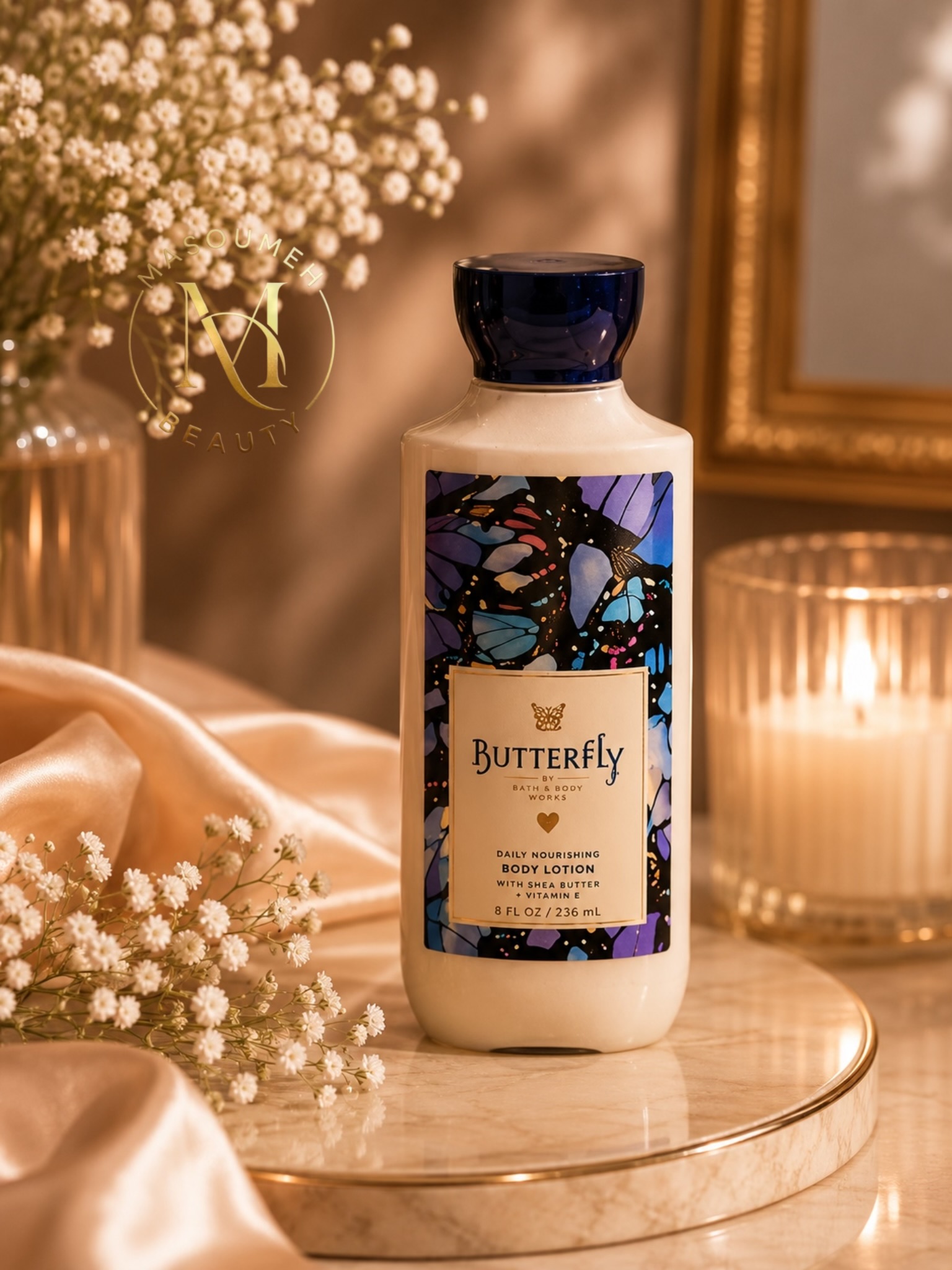 لوسیون بدن بث اند بادی ورکس مدل Butterfly