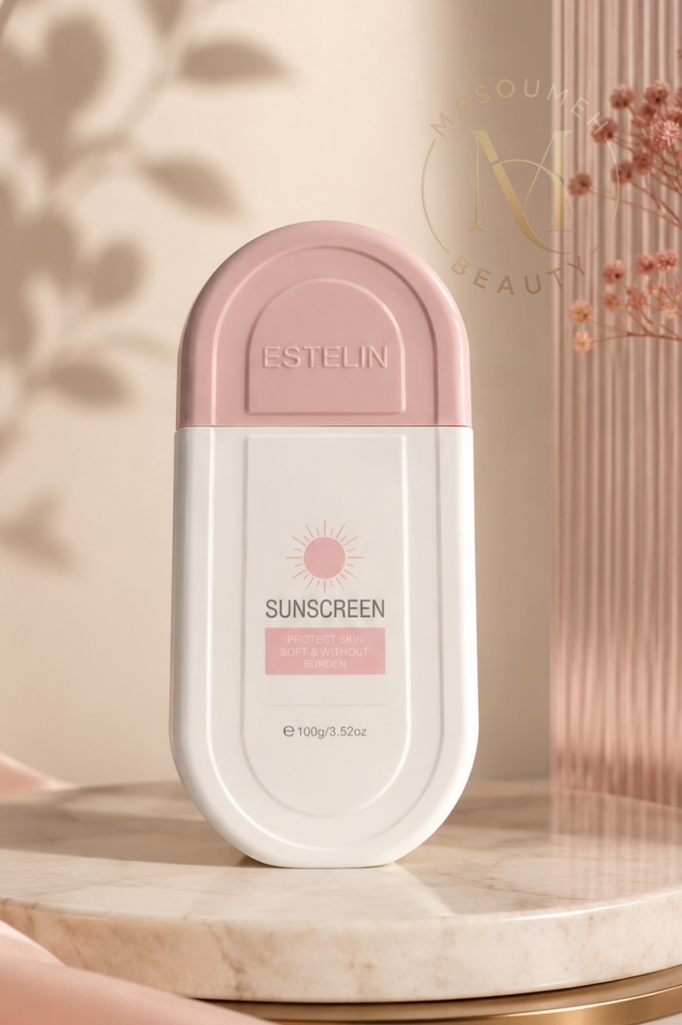 ضد آفتاب استيكى استلين صورتى SPF50+ PA++++ حجم 20 كرم | روشن كننده وضد لك