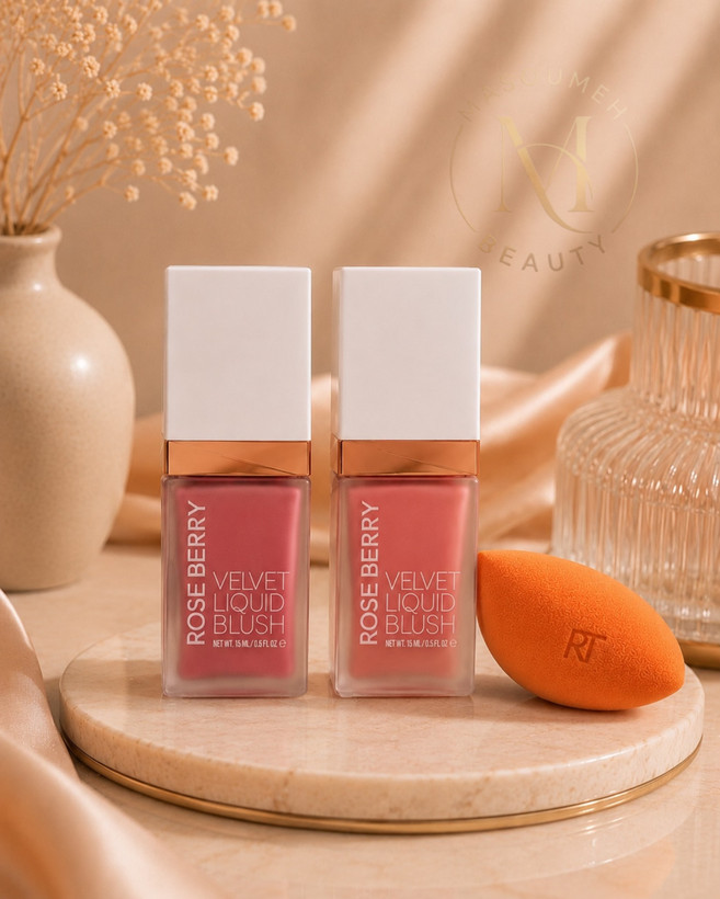 رژگونه مایع رز بری ولوت | Rose Berry Velvet Liquid Blush