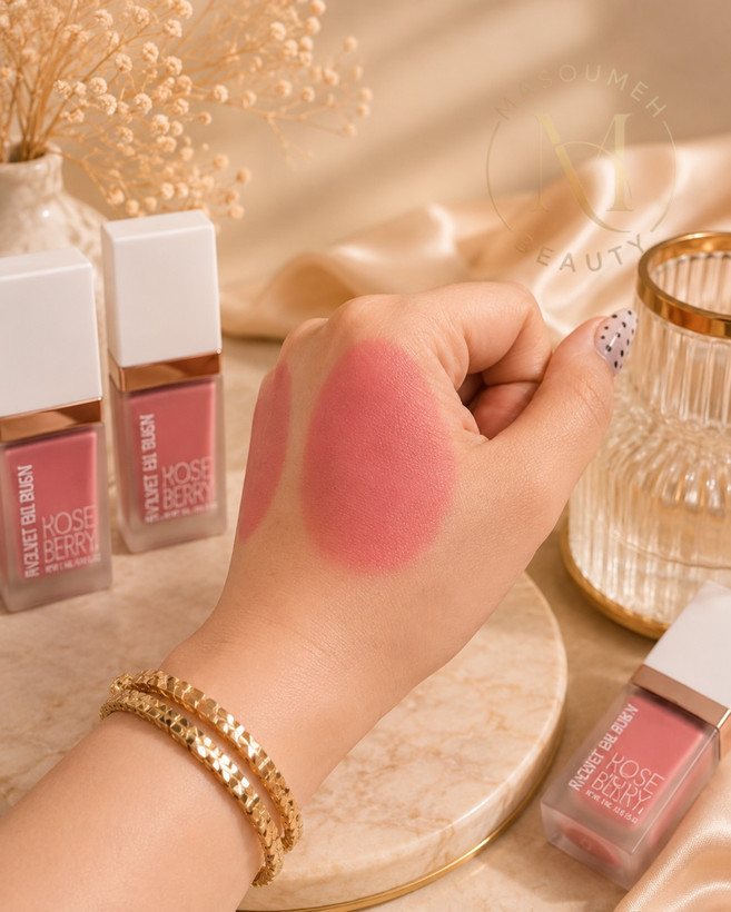 رژگونه مایع رز بری ولوت | Rose Berry Velvet Liquid Blush
