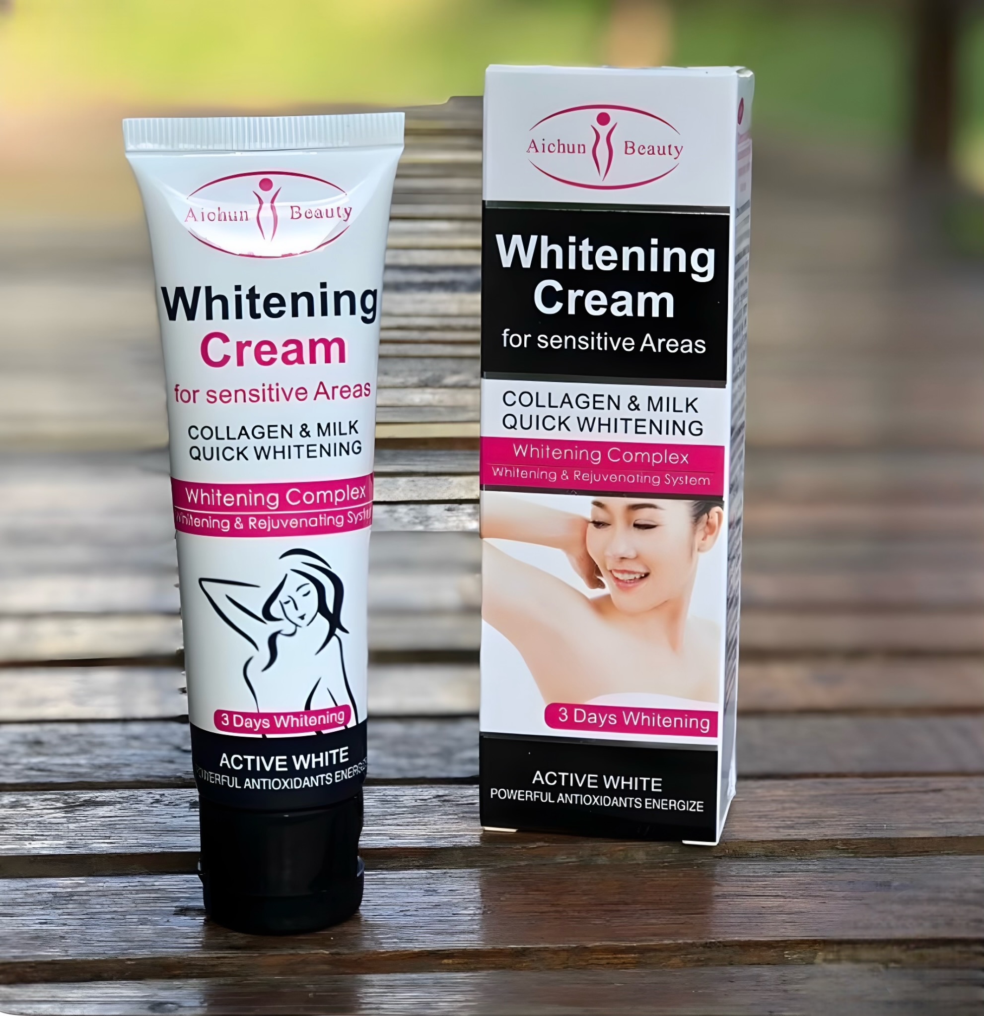 کرم روشن‌کننده نواحی حساس آیچون بیوتی (Aichun Beauty Whitening Cream for Sensitive Areas)