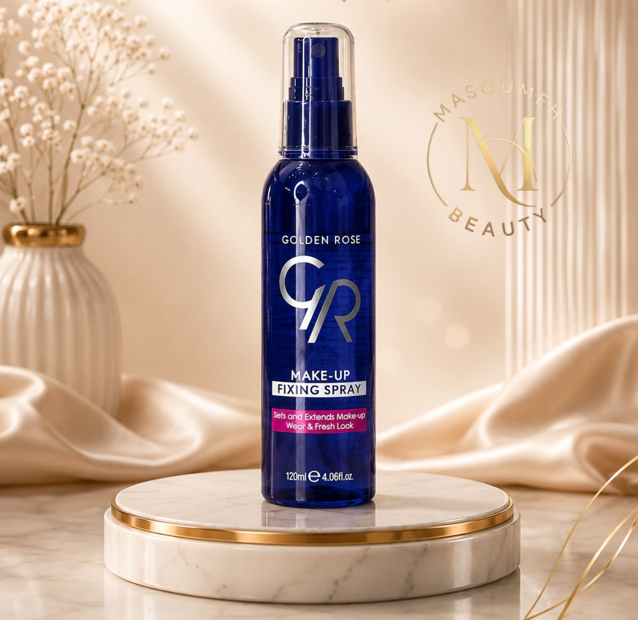 اسپری فیکس‌ مات گلدن رز مدل Mattifying حجم ۱۲۰ میل